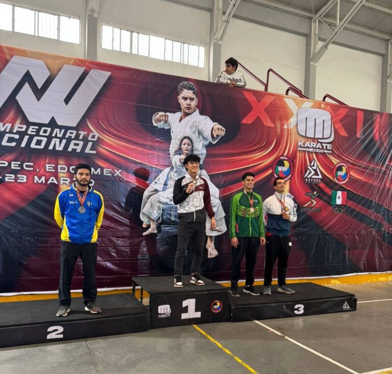 Cinco oros para Mazatlán, en el 32 Campeonato Nacional de Karate